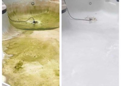 power washing services before and after salt water pool cleaning